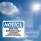 Signmission Employee Entrance Only No Deliveries See OSHA Notice Sign, Vinyl Decal, 14in W x 10in L, 2PK OS-2PACK-NS-D-1014-L-11945 - alternate 4